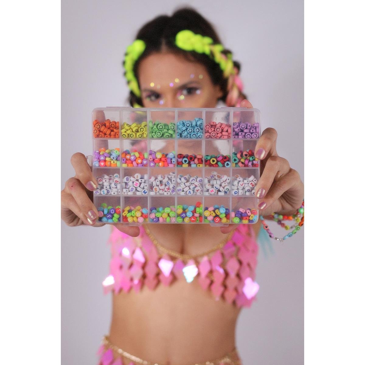 Kit Faça Você Mesmo 'Kandi Krush' - Pulseira de Miçangas - Padrão